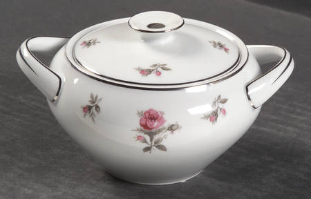 Rosechintz Sugar Bowl & Lid