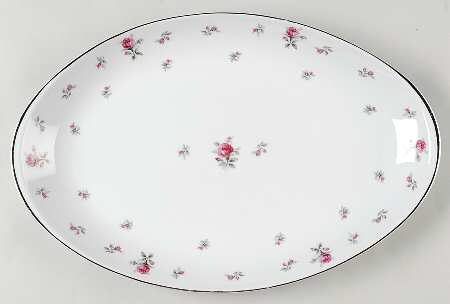 Rosechintz 16" Oval Serving Platter