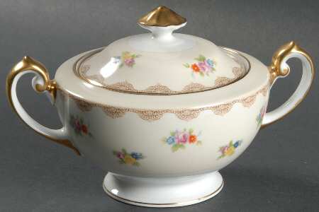 Rosetta Sugar Bowl & Lid