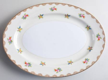Rosetta 14" Oval Serving Platter