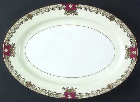 Savona (Empire Shape) 12" Oval Serving Platter