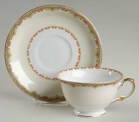 Seville Footed Cup & Saucer Set