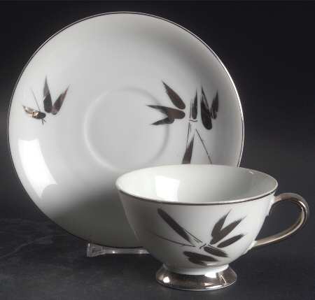 Shining Hope Footed Cup & Saucer Set by Meito