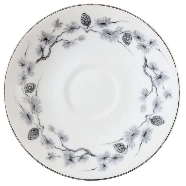 Silver Pine Saucer