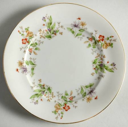 Spring Garden Bread & Butter Plate