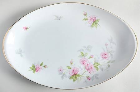 Sweet Heart 16" Oval Serving Platter