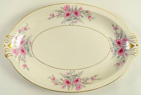 Thistle (Empire Shape) 13" Oval Serving Platter