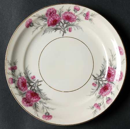 Thistle (Empire Shape) Bread & Butter Plate