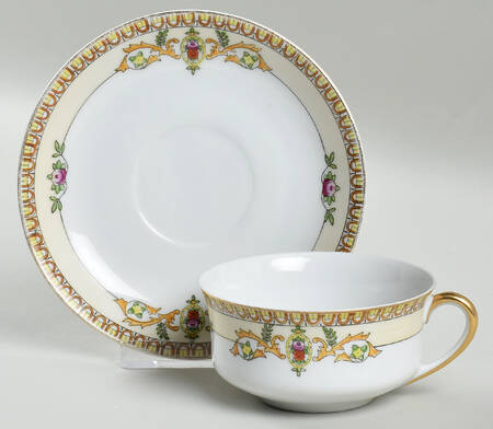 Toledo Flat Cup & Saucer Set