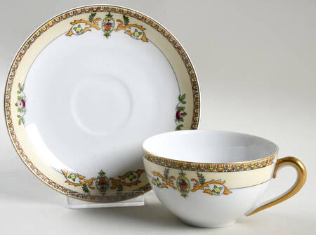 Toledo Flat Cup & Saucer Set