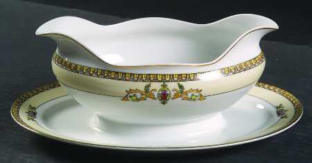 Toledo Gravy Boat with Attached Underplate
