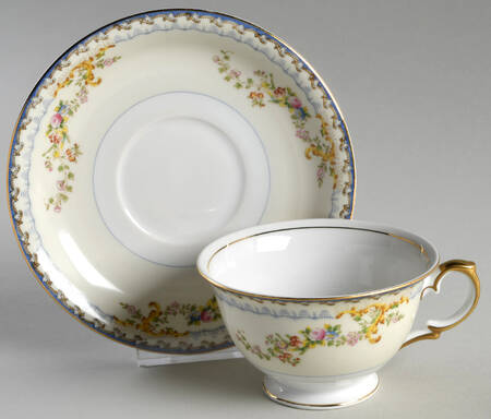 Utica Footed Cup & Saucer Set