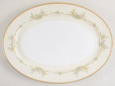 V1667  16" Oval Serving Platter by Meito