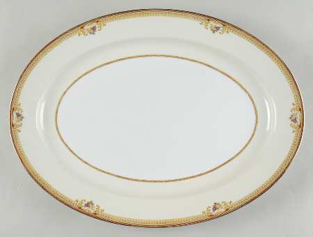 V1819 16" Oval Serving Platter