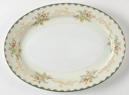 V1848 16" Oval Serving Platter
