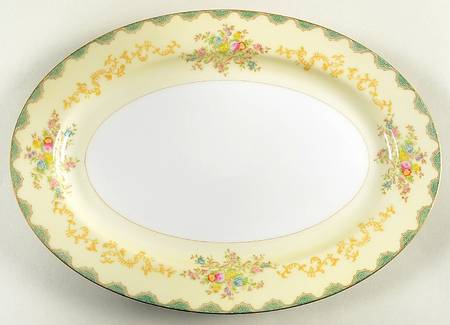 V1848 12" Oval Serving Platter