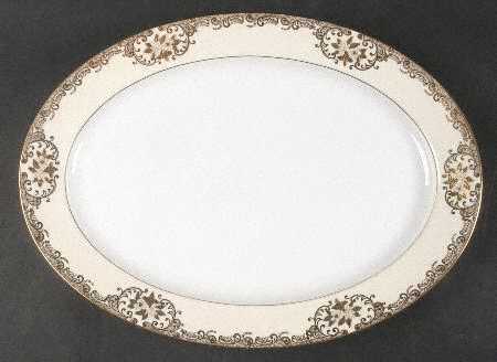 V1849 16" Oval Serving Platter