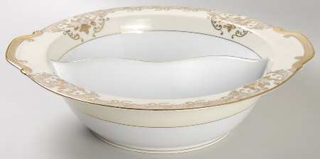 V1849 Round Divided Vegetable Bowl