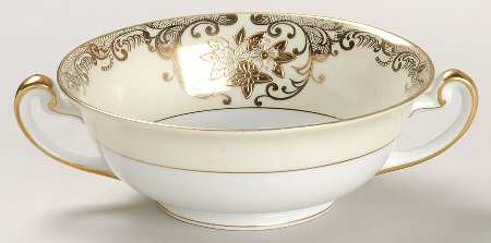 V1849 Footed Cream Soup Bowl