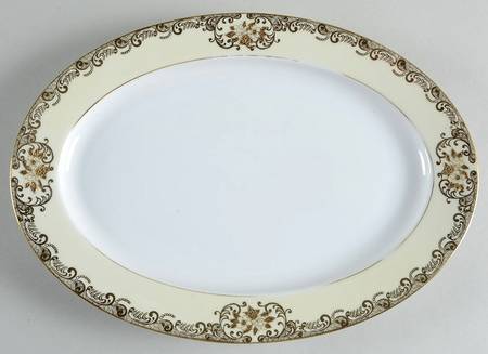 V1849 12" Oval Serving Platter