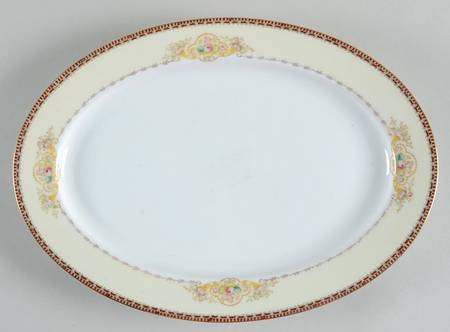 V1981 12" Oval Serving Platter