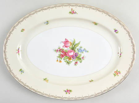 V2070 14" Oval Serving Platter by Meito