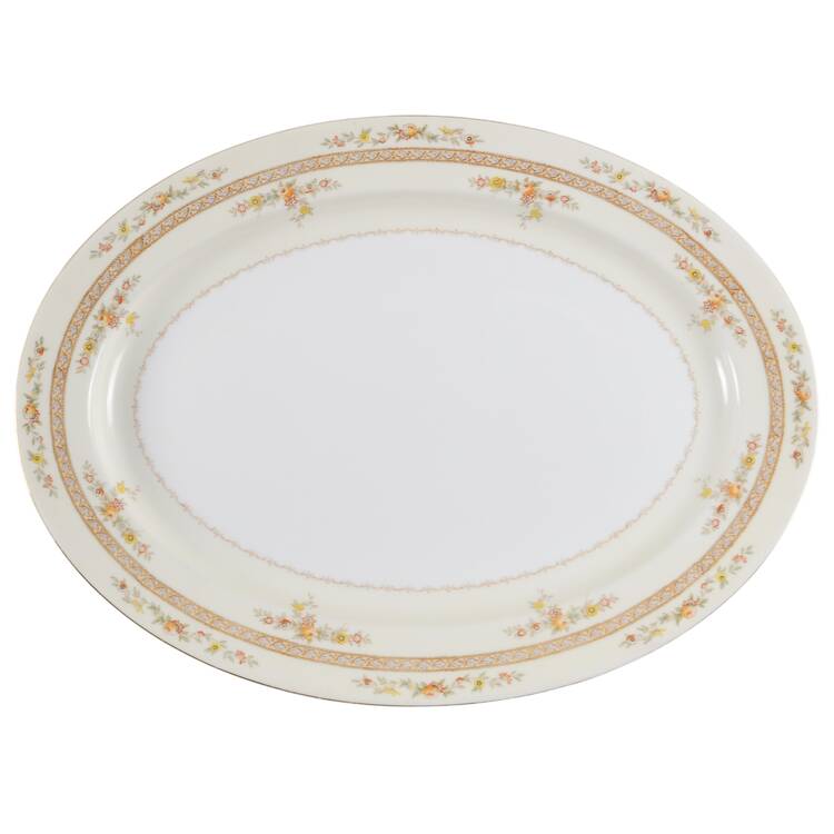 V2145A 16" Oval Serving Platter by Meito