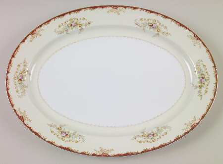 V2161 16" Oval Serving Platter