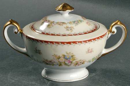 V2389 Sugar Bowl & Lid by Meito