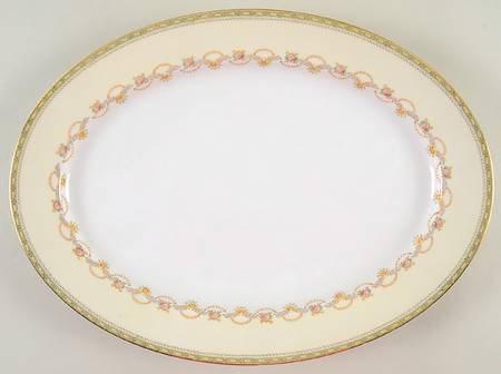 V2405 14" Oval Serving Platter by Meito