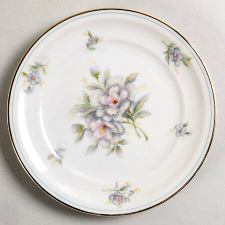 Virginia (Floral Center) Bread & Butter Plate