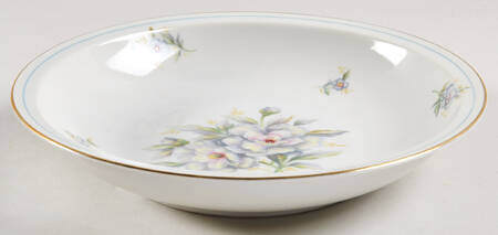Virginia (Floral Center) Rim Soup Bowl
