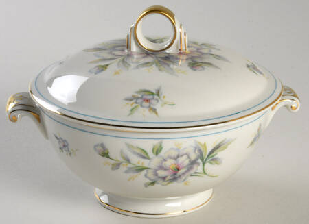 Virginia (Floral Center) Sugar Bowl & Lid