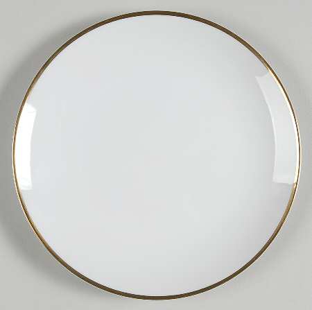 Wedding Ring (Platinum Trim) Bread & Butter Plate