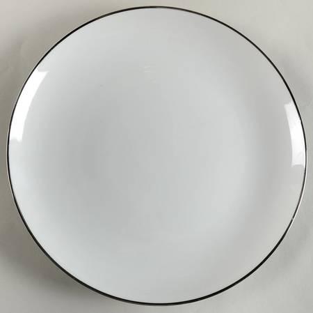 Wedding Ring (Platinum Trim) 12" Chop Plate (Round Platter)