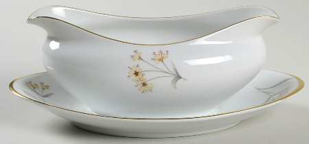 West Wind Gravy Boat with Attached Underplate