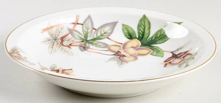 Woodrose Rim Soup Bowl