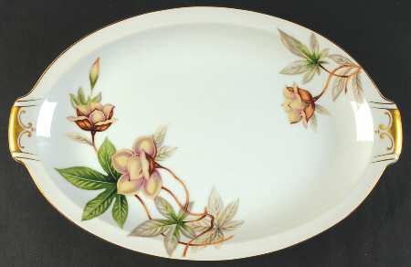 Woodrose 15" Oval Serving Platter