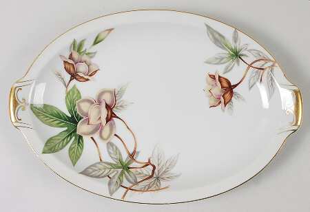Woodrose 12" Oval Serving Platter