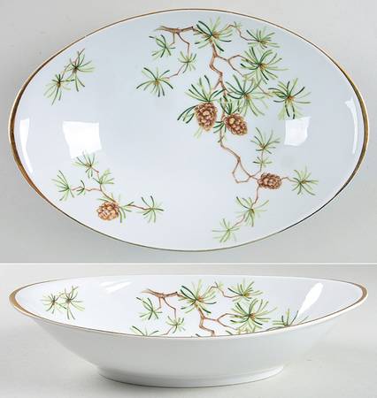 Woodland 10" Oval Vegetable Bowl