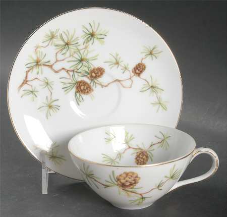 Woodland Flat Cup & Saucer Set