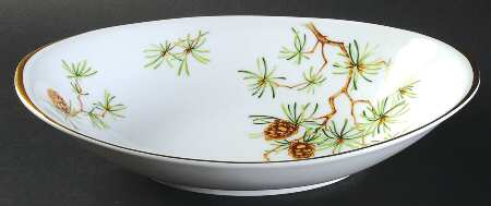 Woodland 11" Oval Vegetable Bowl