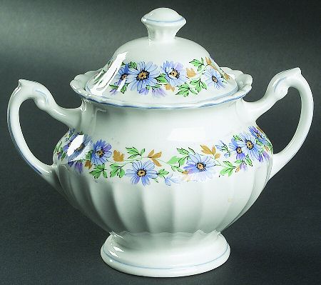 Alpine Mist Sugar Bowl & Lid
