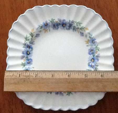 Alpine Mist Square Bread & Butter Plate