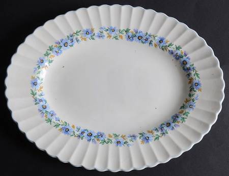 Alpine Mist 12" Oval Serving Platter