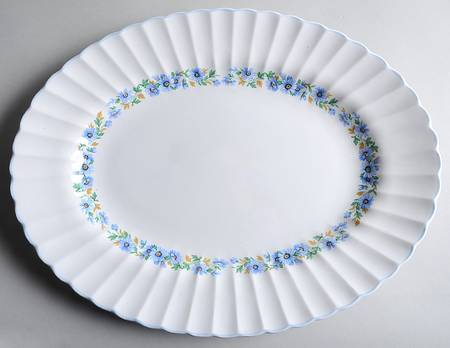 Alpine Mist 16" Oval Serving Platter