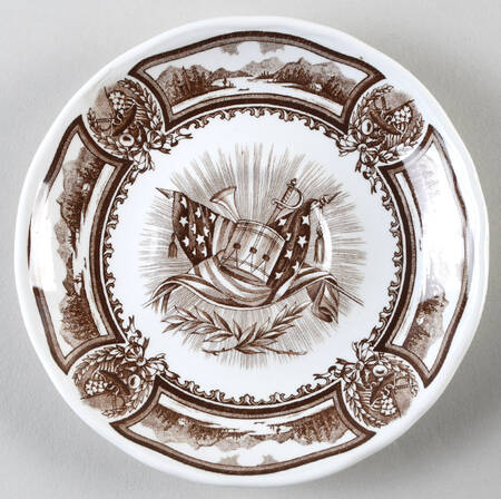 Americana Brown Saucer for Flat Cup