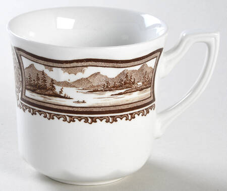 Americana Brown Flat Cup