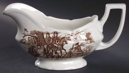 Americana Brown Gravy Boat