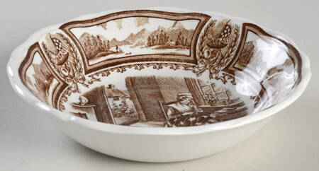 Americana Brown Fruit/Dessert (Sauce) Bowl